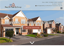 Tablet Screenshot of domesticpropertysurveys.co.uk